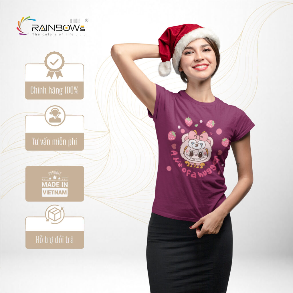 áo thun tím mộng mơ