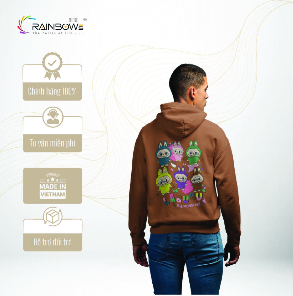 Áo hoodie labubu