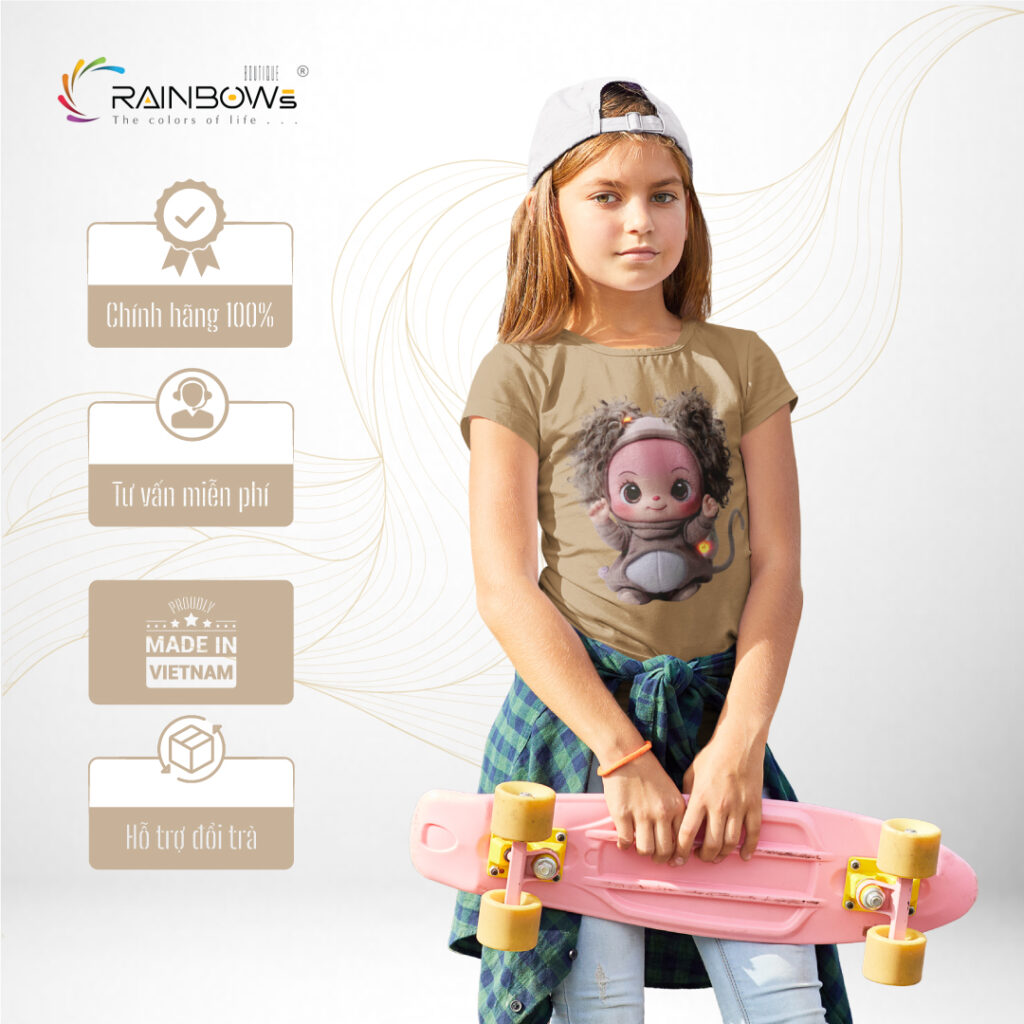 áo thun bé be đậm