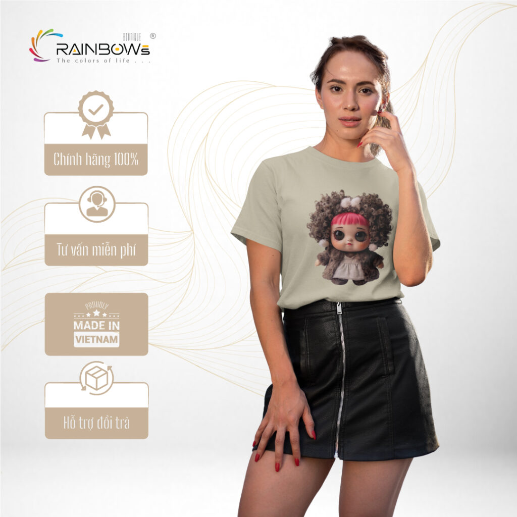 áo thun be nhạt đỉnh