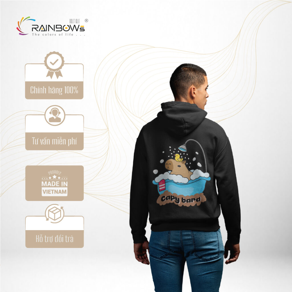 áo hoodie capy bara cực chất