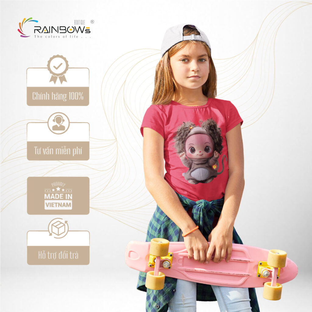 áo thun trẻ em phong cách