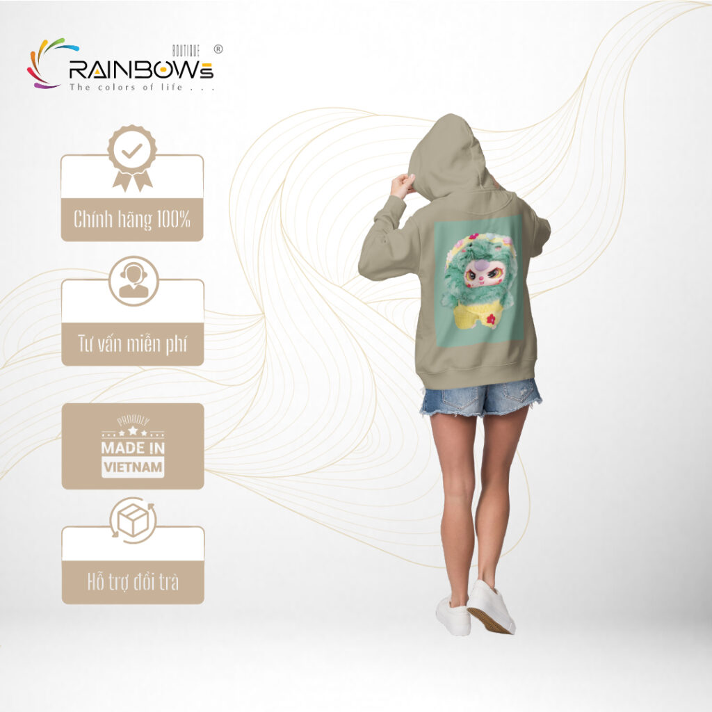 hoodie màu coau siêu xinh