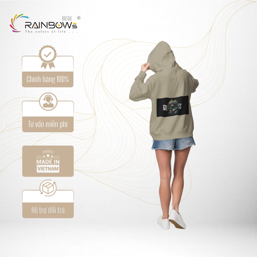 hoodie họa tiết gấu cute