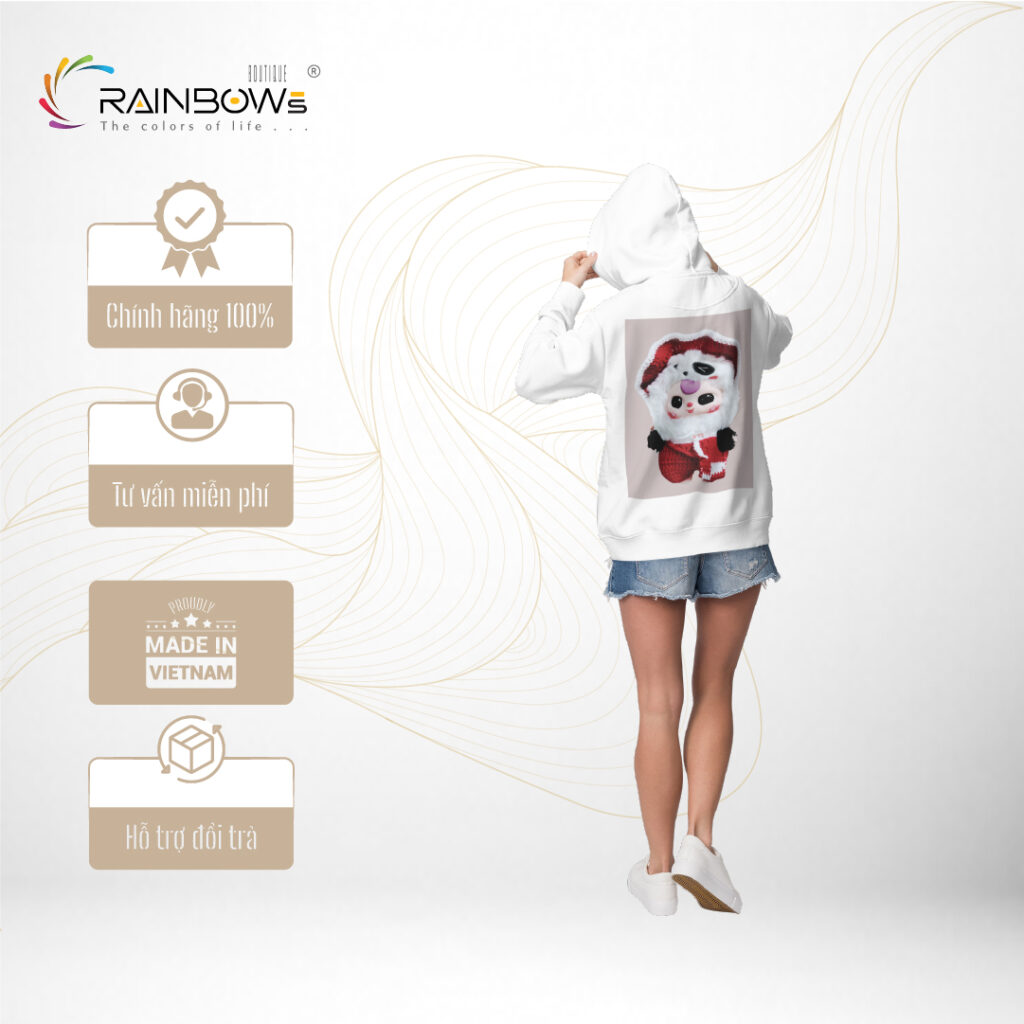 áo hoodie gấu dễ thương