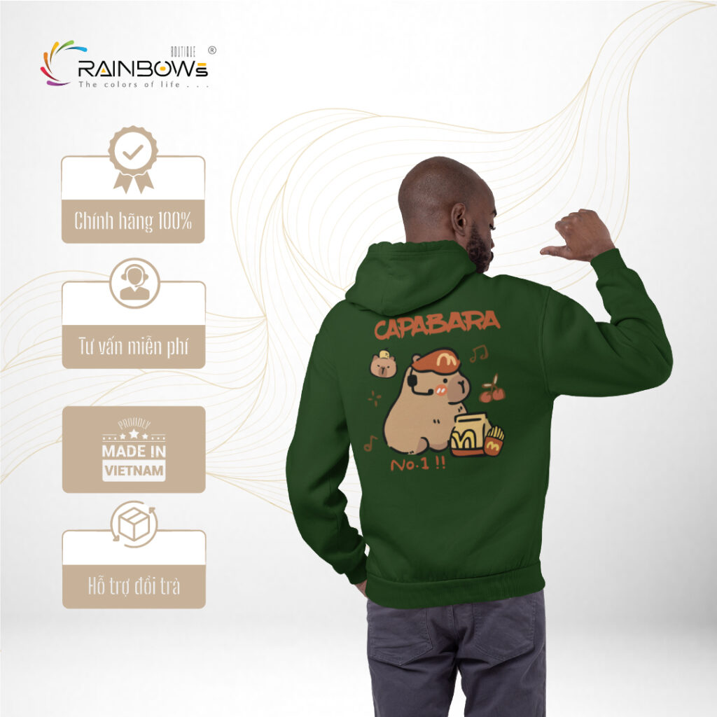 hoodie bapy bara dễ thương