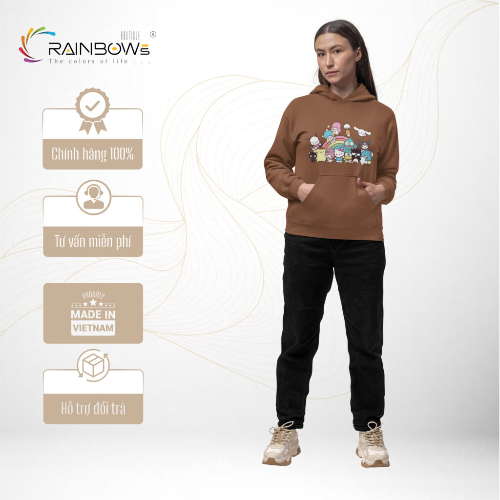 áo hoodie phong cách năng động