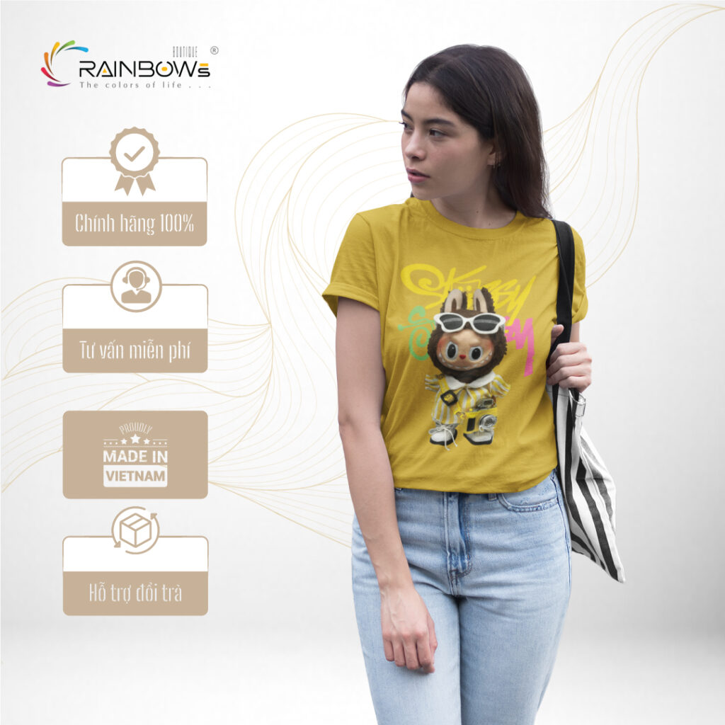 áo thun vàng rực rỡ