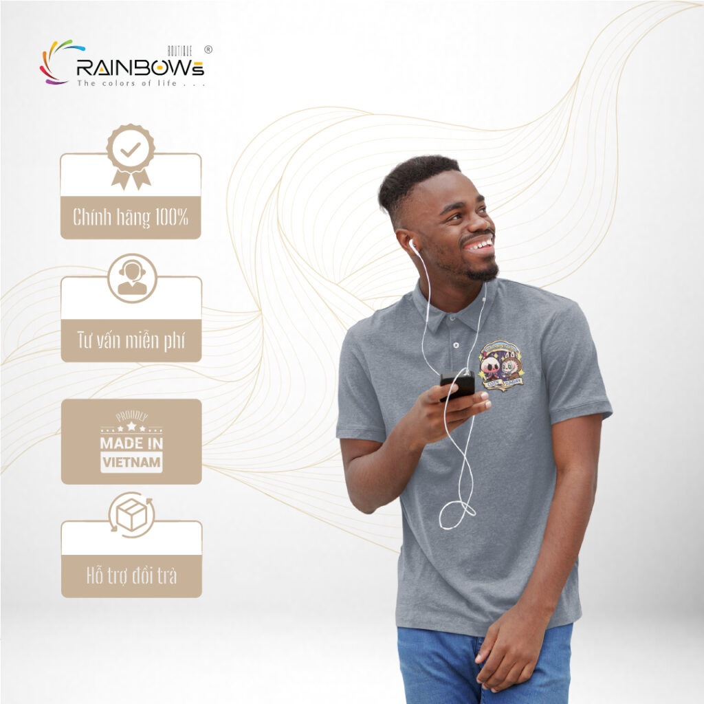 áo thun xám đơn giản