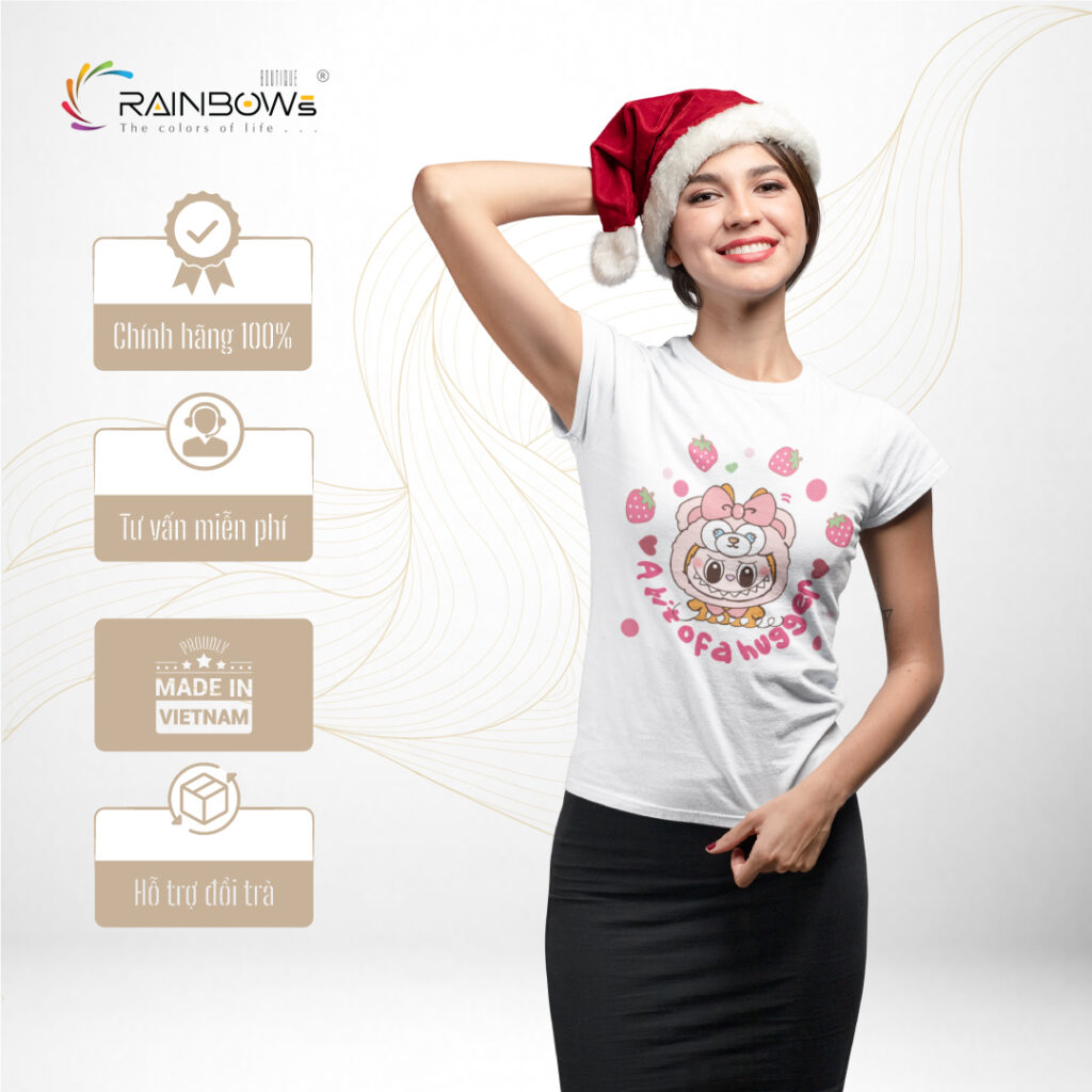 áo thun in hình labubu cực đẹp và xinh