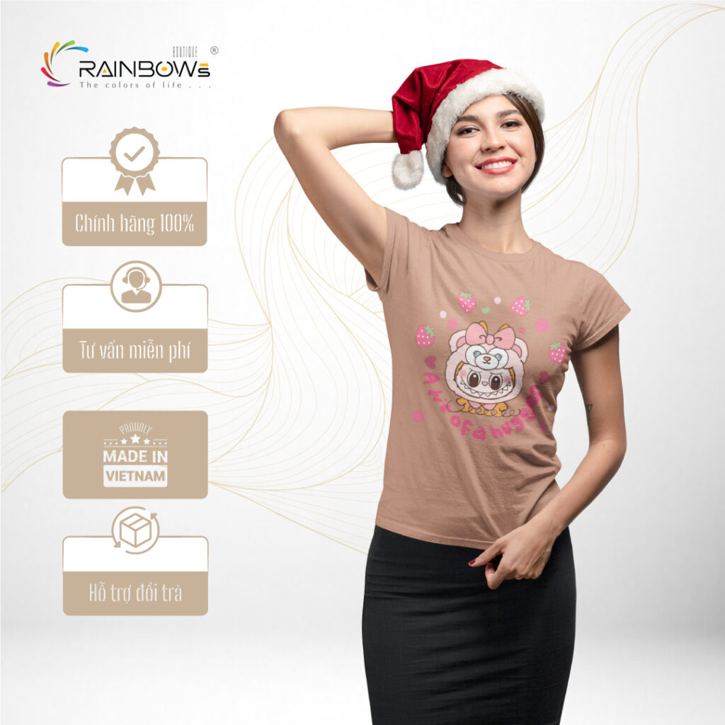 áo thun in hình labubu cực ngầu và cực chất