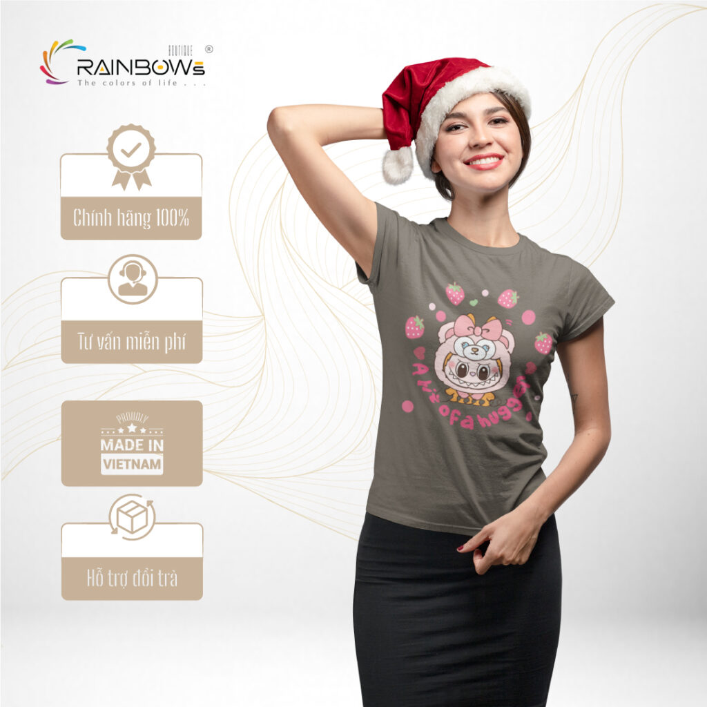 áo thun in hình labubu cực ngầu và cực chất