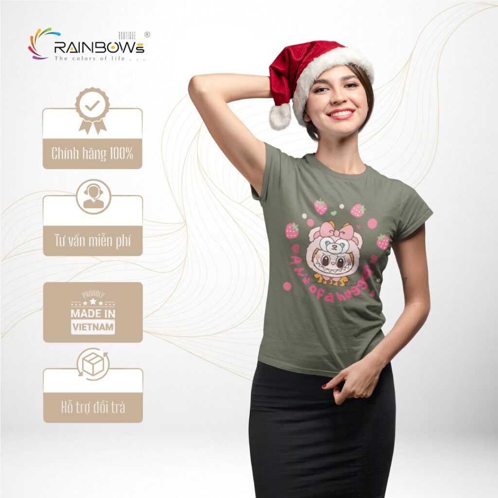 áo thun in hình labubu cực ngầu và cực chất