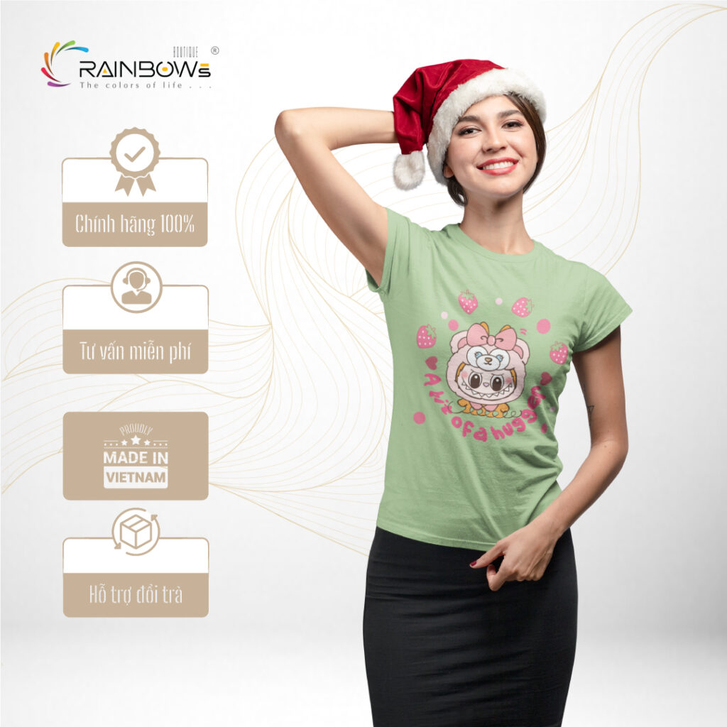 áo thun in hình labubu cực ngầu và cực chất