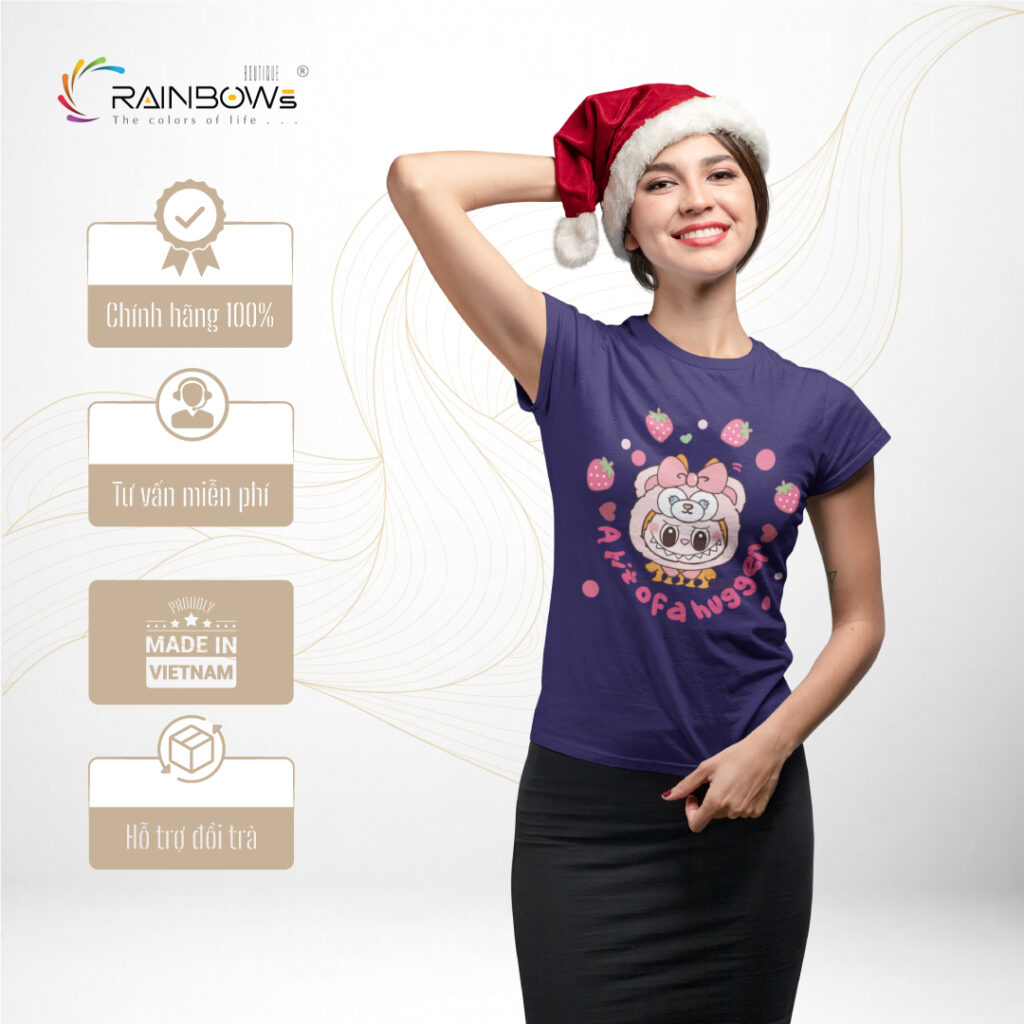 áo thun in hình labubu cực đẹp và xinh