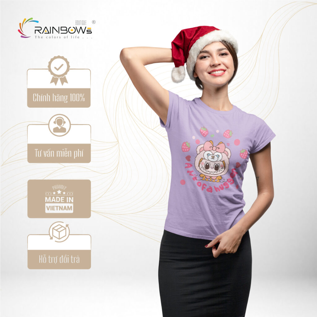 áo thun in hình labubu cực đẹp và xinh