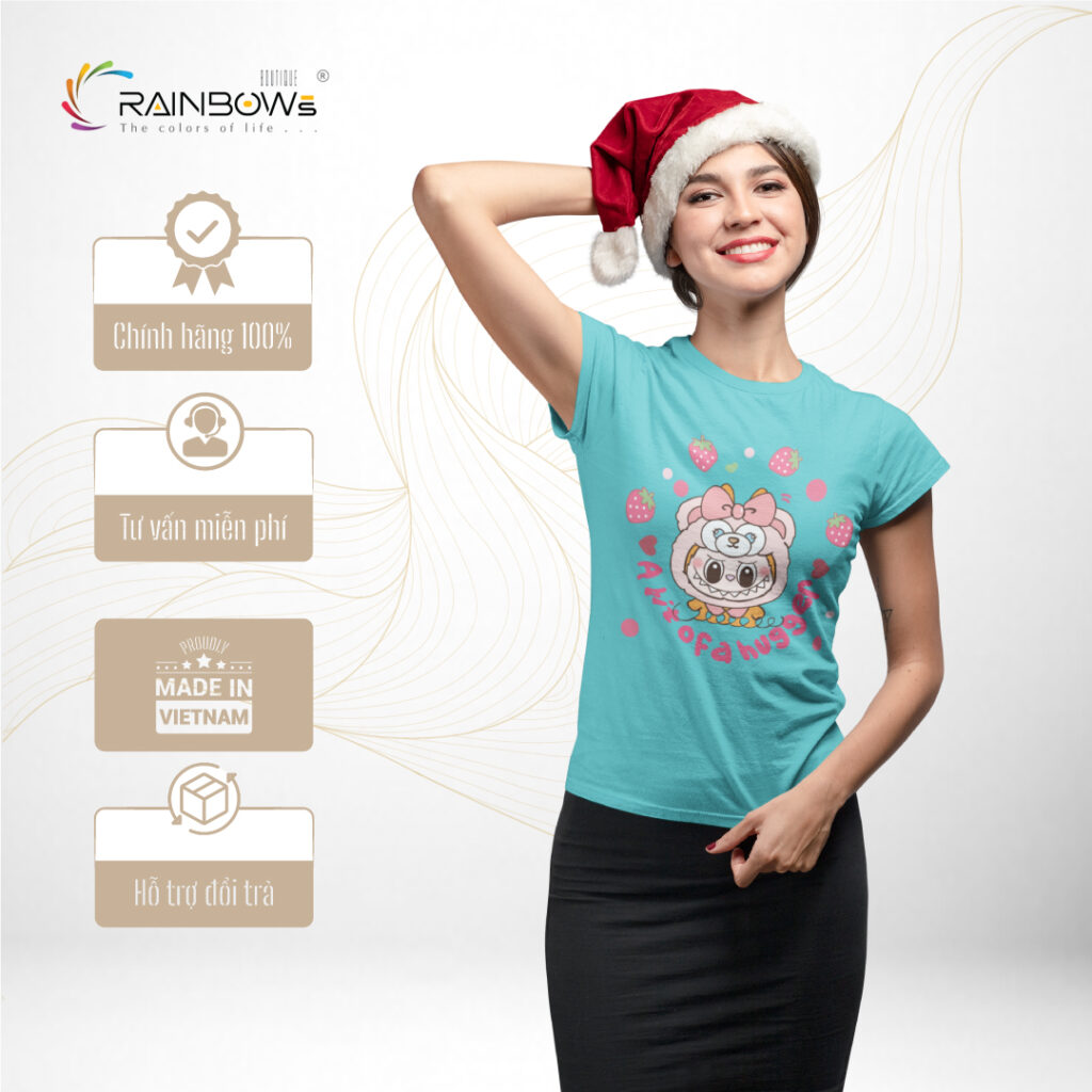 áo in hình labubu cực xinh