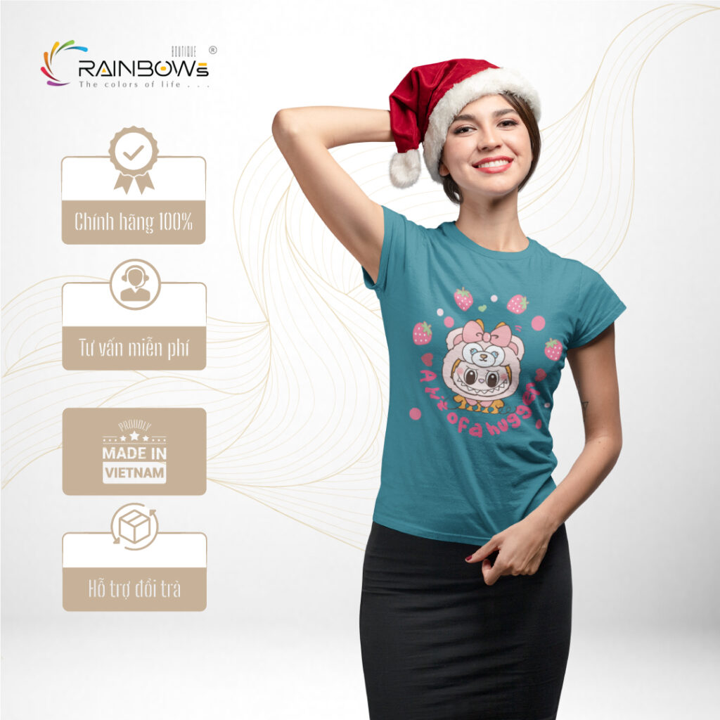 áo in hình labubu cực xinh