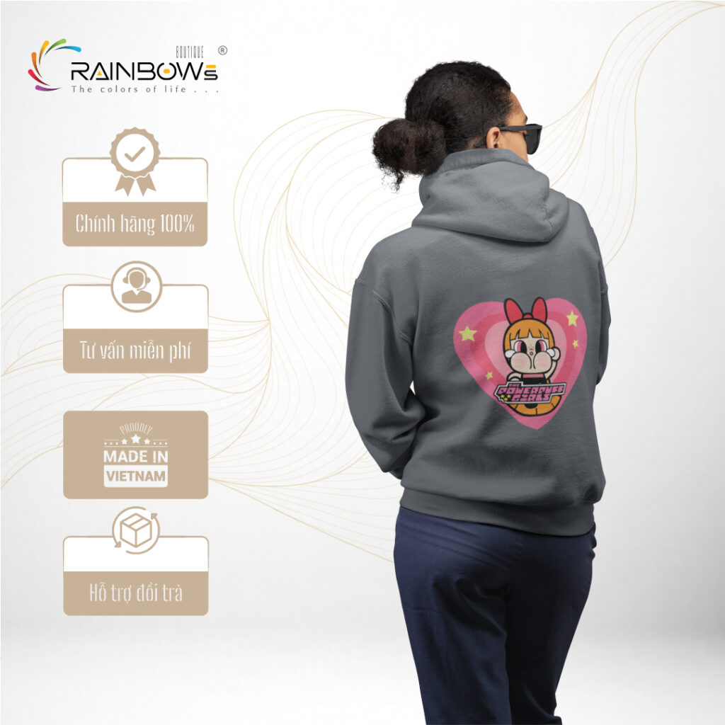 áo hoodie xám ngầu và đẹp