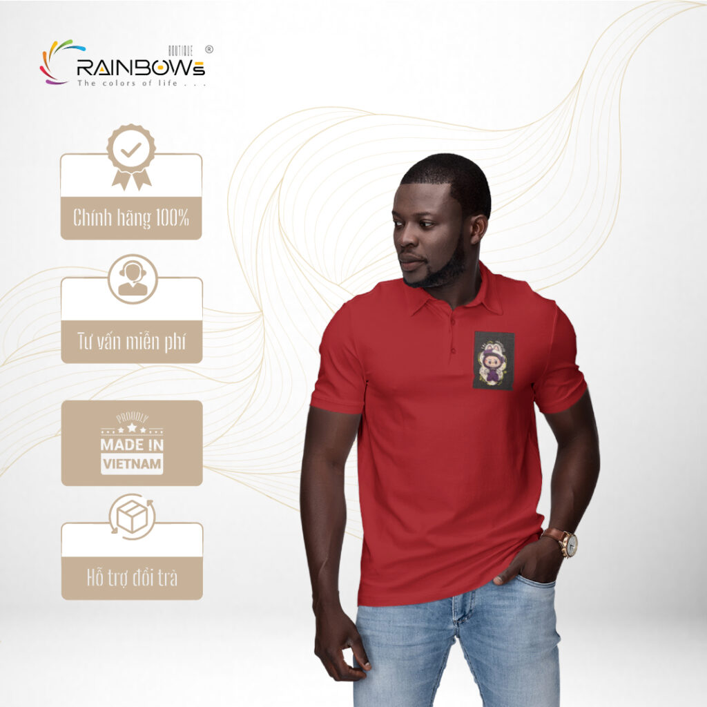 áo thun đỏ nổi bật