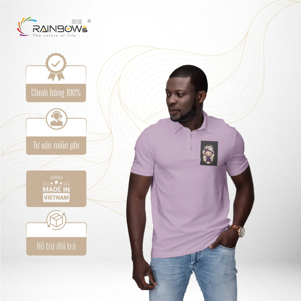 áo thun hồng phấn in hình labubu cực đẹp