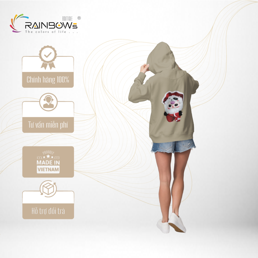 áo hoodie in hình baby three cực đẹp và dẽ thương