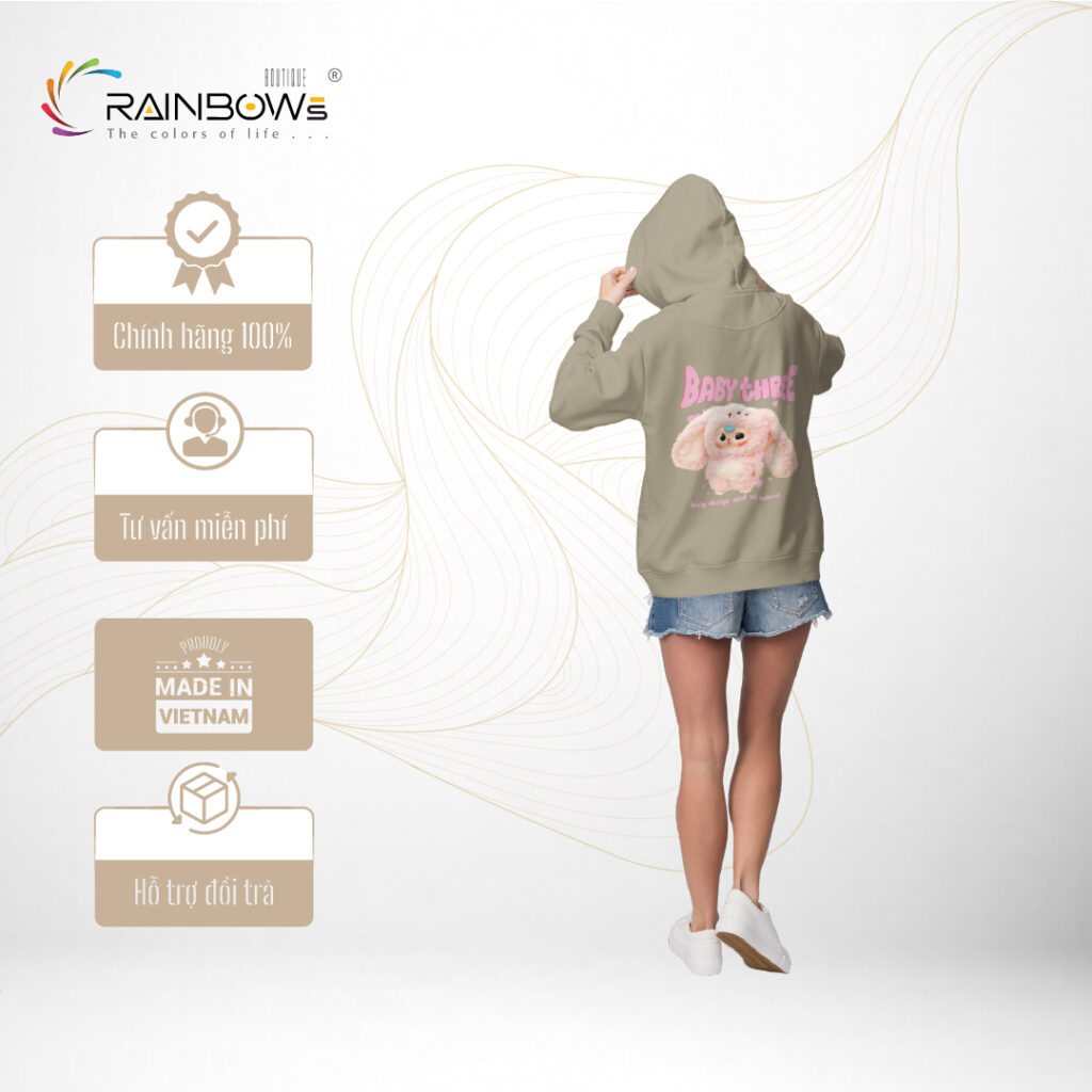 áo hoodie baby three cực đẹp