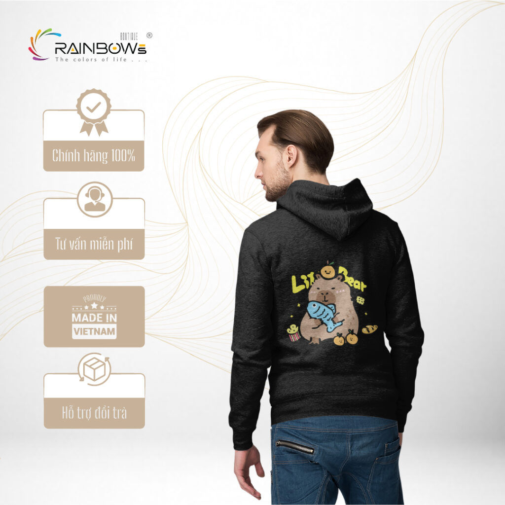 áo hoodie in hình cực chất và ngầu