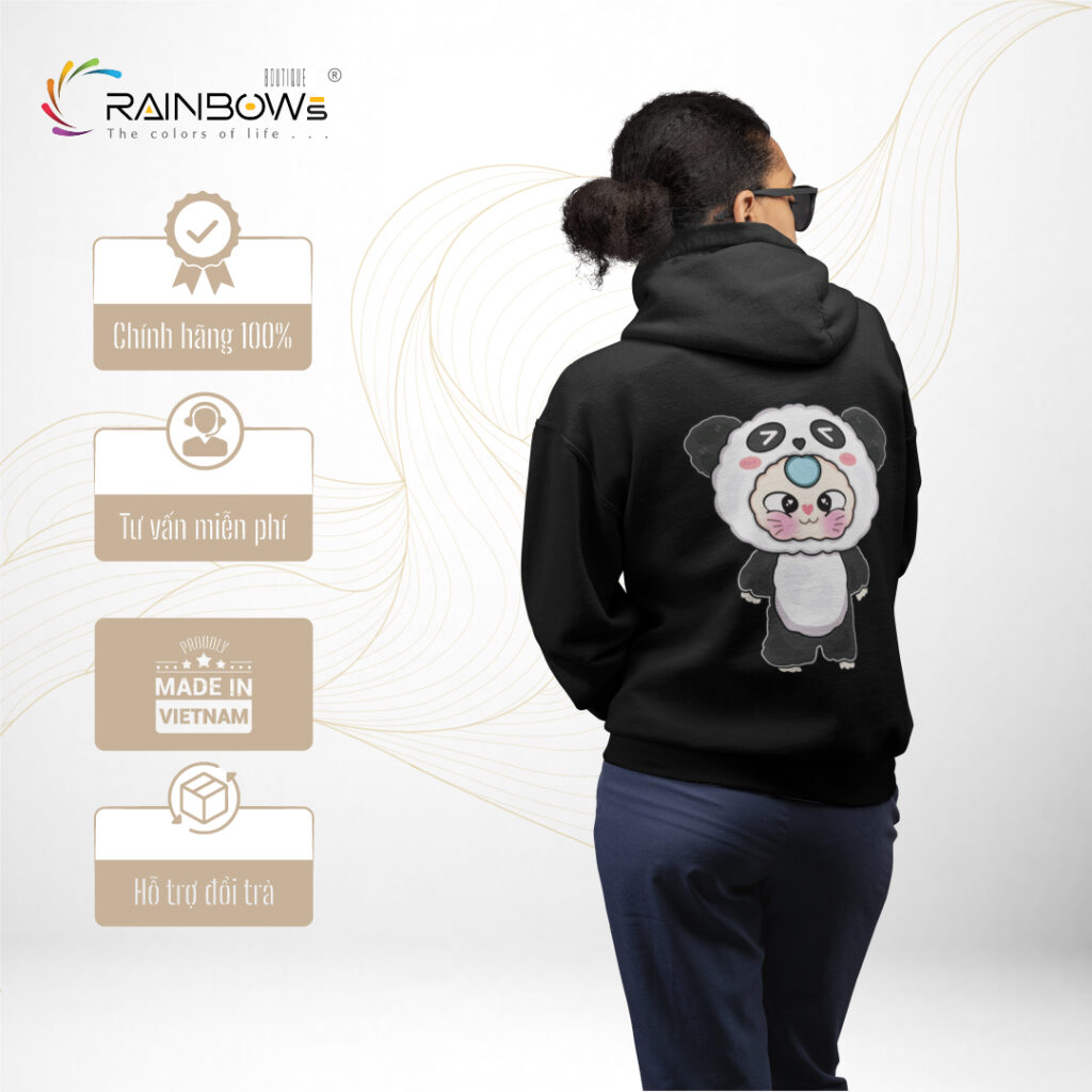 áo hoodie in hình dễ thương và vui nhộn