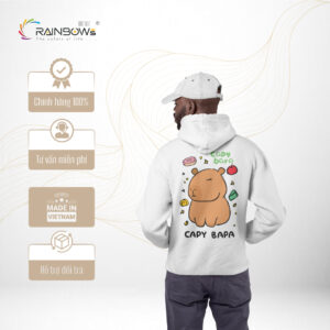 Áo Khoác Hoodie - Họa Tiết Capybara - HD CPBR34