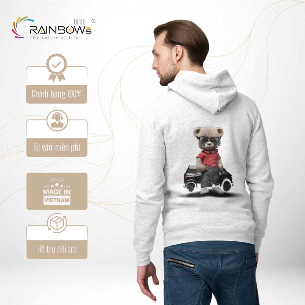 áo thun in hình gấu bear thể hiện sự đẳng cấp