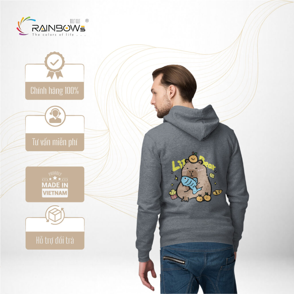 áo hoodie in hình đẹp và trẻ trung
