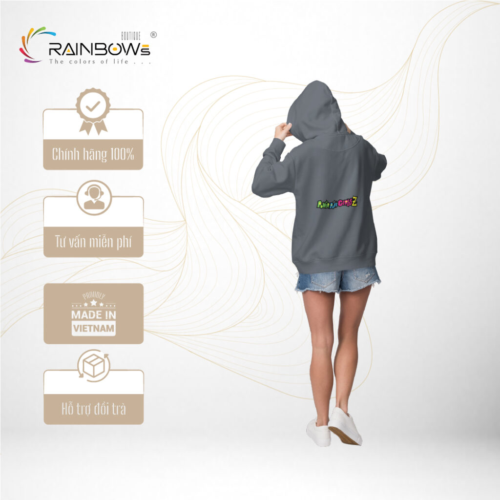 áo hoodie xám cực ngầu và đẹp