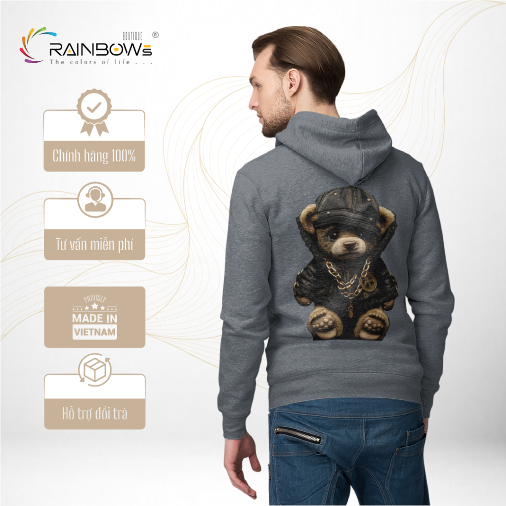 áo hoodie in hình cực ngầu