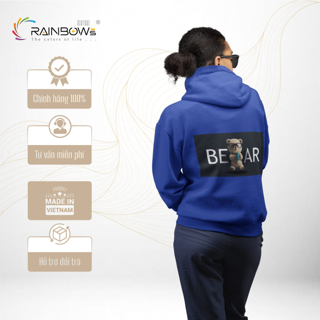 hoodie xanh bích cực đẹp