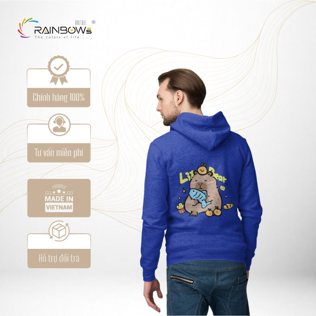 áo hoodie in hình đẹp và trẻ trung