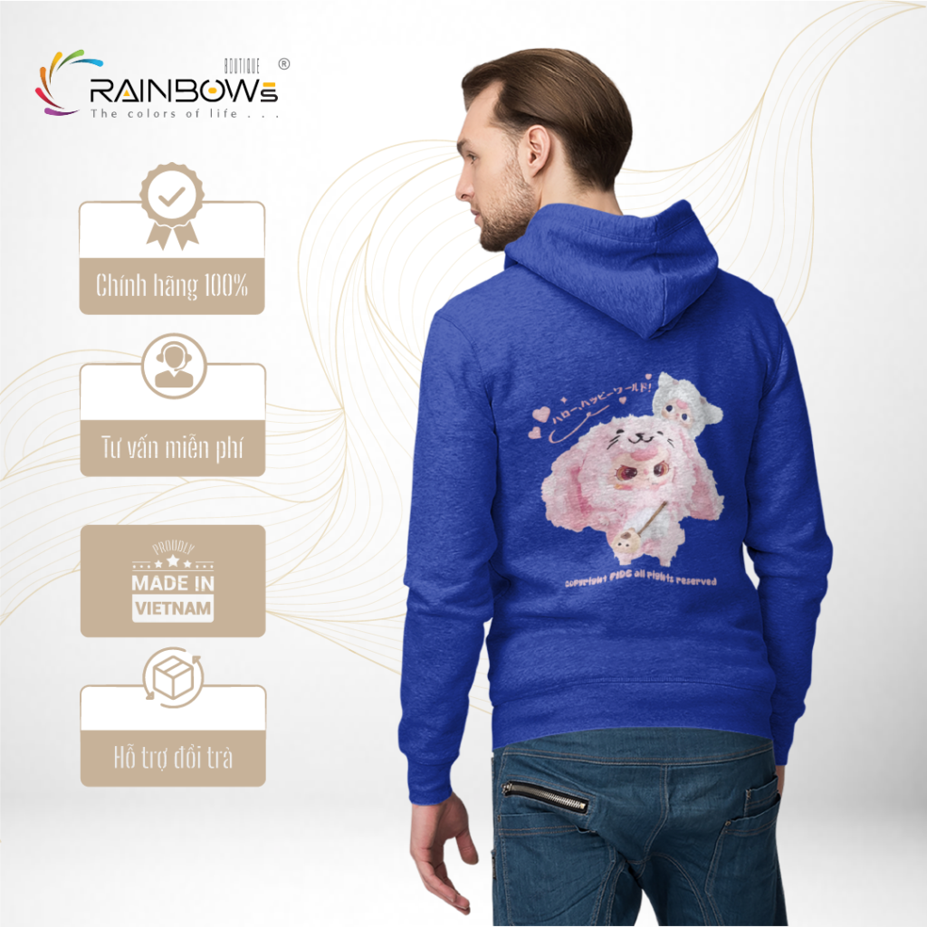 áo hoodie in hình baby three cực đẹp và dễ thương