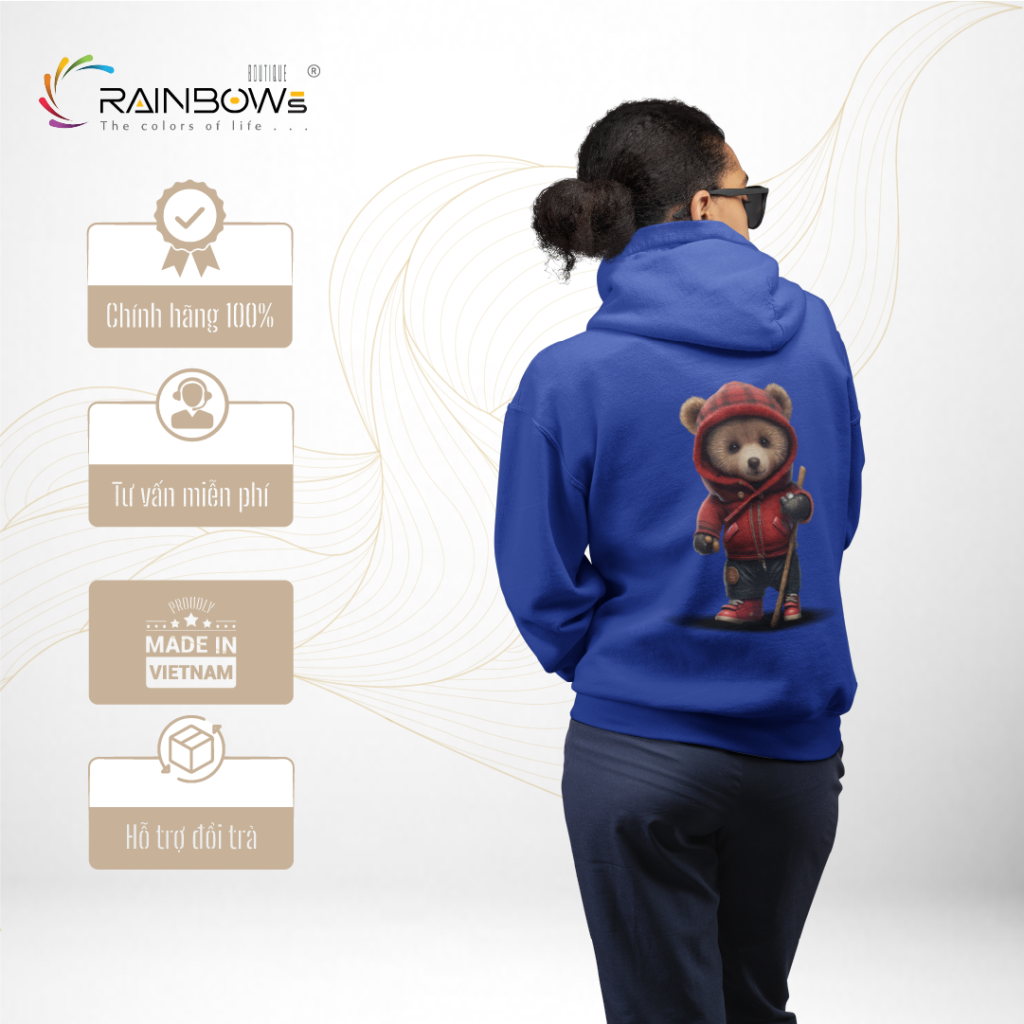 áo hoodie in hình mang phong cách cute và chất