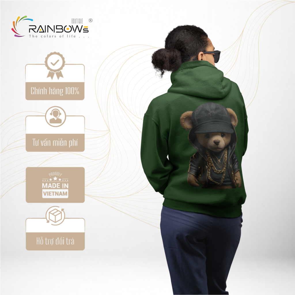 áo hoodie in hình cực đpẹ và phong cách