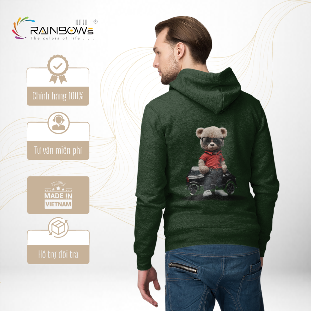 áo thun in hình gấu bear thể hiện sự đẳng cấp