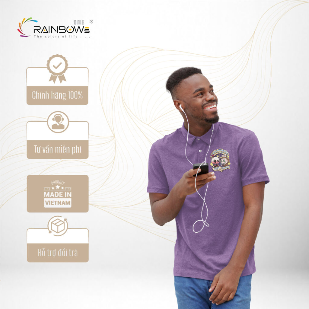 áo thun tím cực đẹp