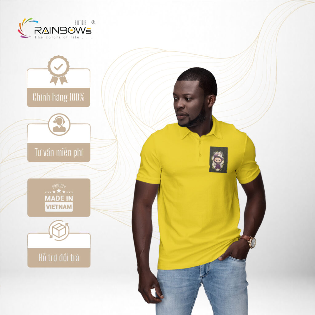 áo thun vàng nổi bật labubu