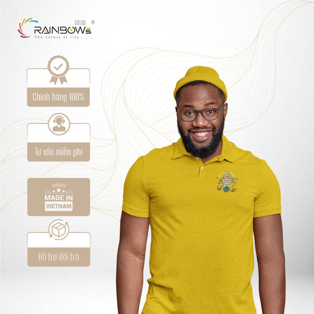 áo thun vàng cực nổi bật