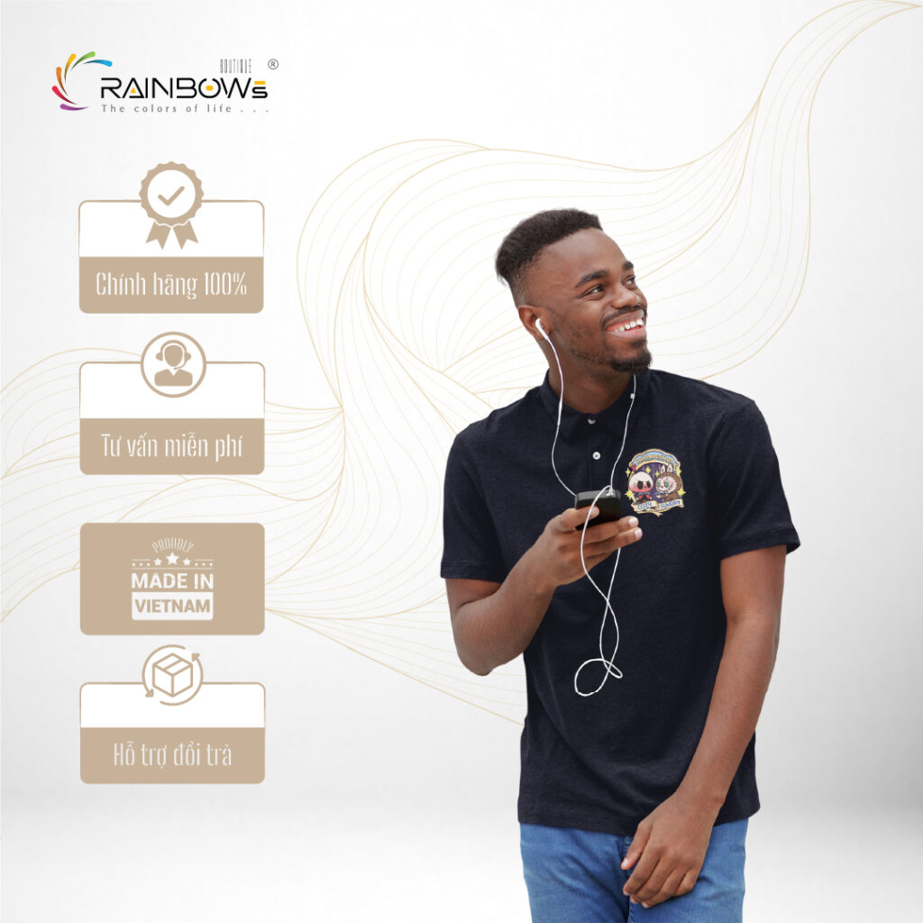 áo thun labubu xanh đen cực chất