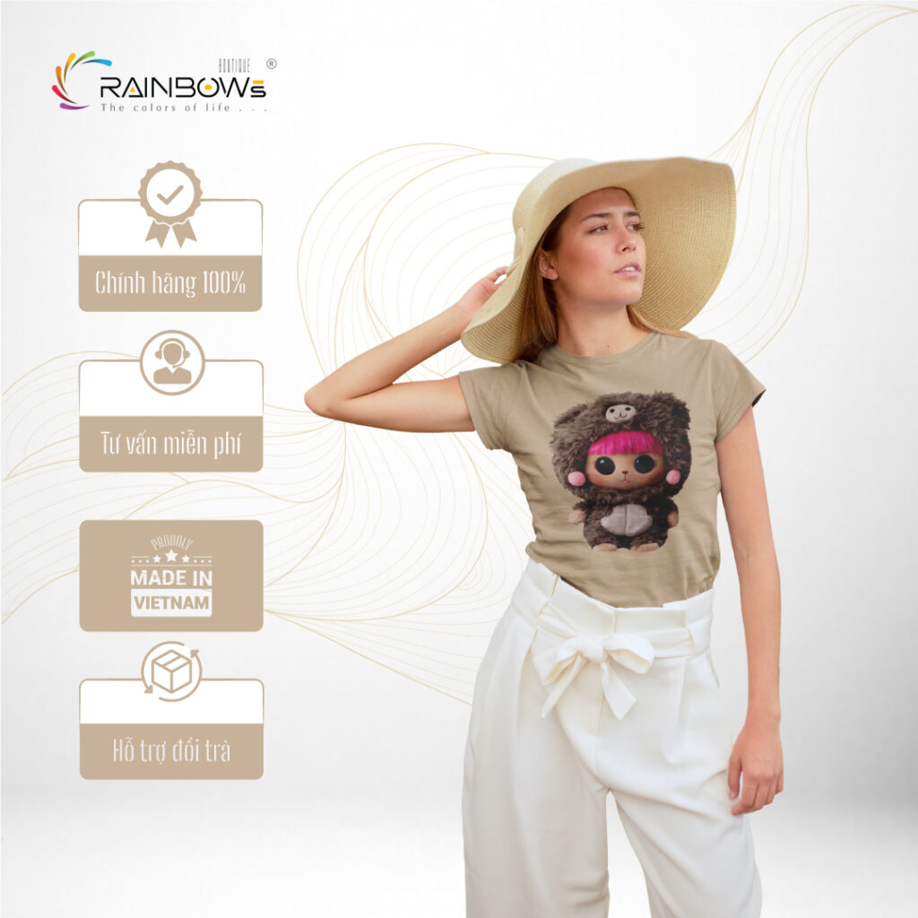 áo thun in hình labubu đẹp