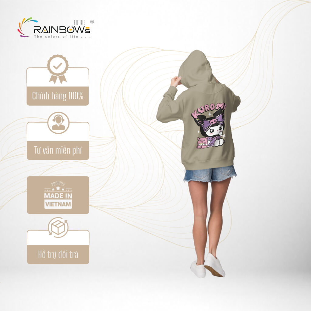 áo hoodie đẹp in hình karuma