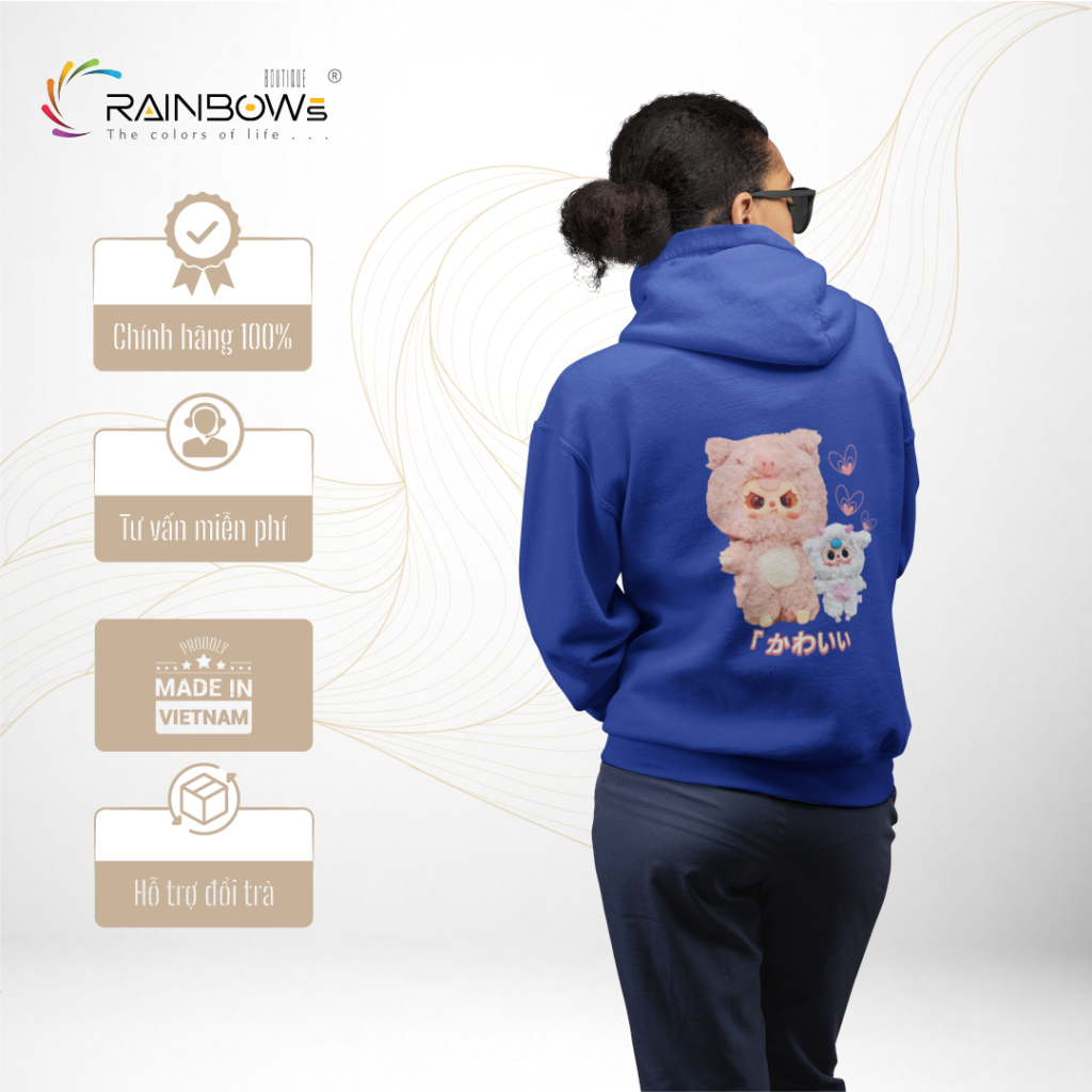 áo hoodie đẹp và chất in hình baby three