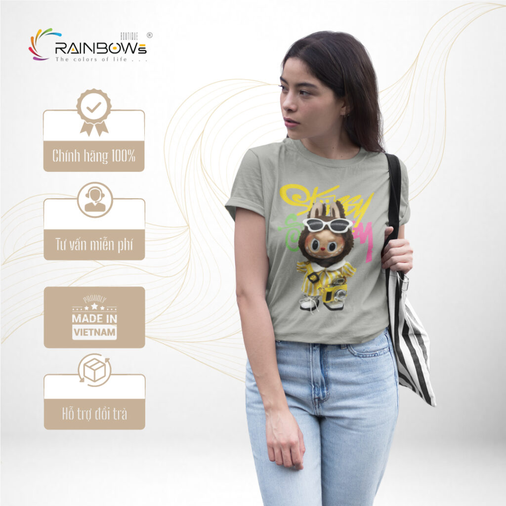 áo thun in hình labubu đẹp và phong cách