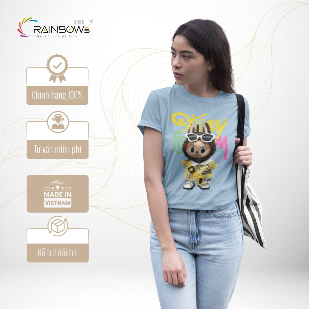 áo thun in hình labubu đẹp và phong cách