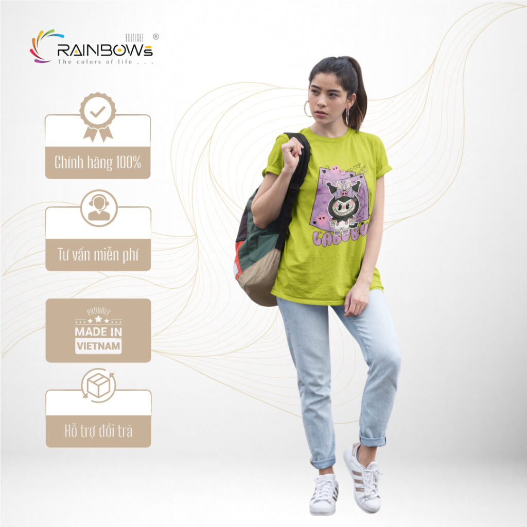 áo thun in hình labubu cực đẹp và phong cách